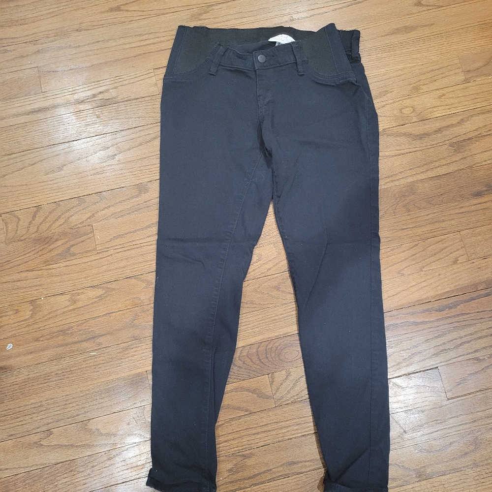 Isabel black maternity jeans